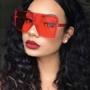 Red sun glasses